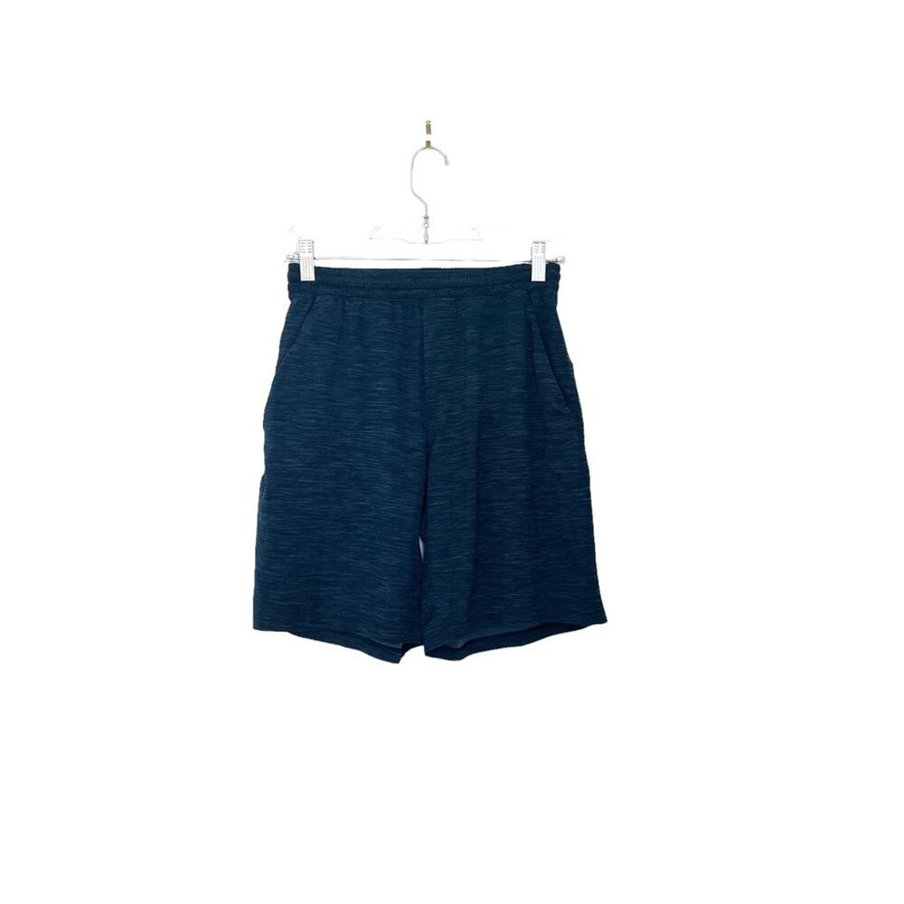 Lululemon Pace Breaker Short Heathered Printed Iron Blue True Navy Size S